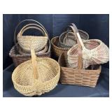 Large Lot Of Baskets.