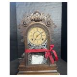 Antique William L. Gilbert Eastlake Mantle Clock.