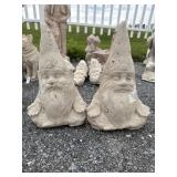 (2) Garden Gnome Statues.