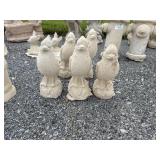 (5) Cardinal Garden Statues.