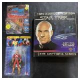 NOS Star Trek & Adam Strange Action Figures