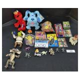 Toys, Shrek, Blues Clues, Starwars, Gag Toys.