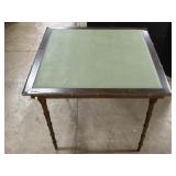 Vintage Folding Card Game Table.