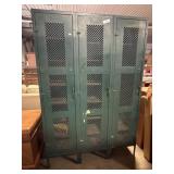 Vtg Durand Steel Lockers.