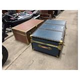 (2) Steamer Style Trunks.