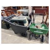 Scottï¿½s Seeder, Composite Lawn & Garden Cart.