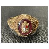 14K & 10K Gold Mount Carmel High Class Ring.