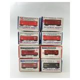 8 Branchline Trains Boxcar Model Kits.