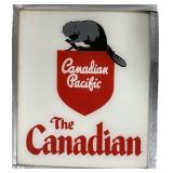 The Canadian Pacific Passenger Lighted Adv. Sign.