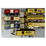 Toy Train Museum & Train Convention Boxcars.