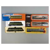 3 Lima Passenger Cars, 3 Locomotive Engines.