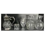 B&O Carafe & S&P Shakers, Cassie Glasses, Pitcher.