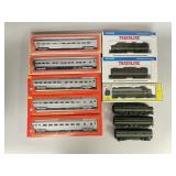 Train Locomotive Engines & Passenger Cars.