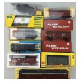 Boxcars, Passanger Cars, Open Wagon Train Cars.