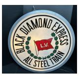 Lehigh Valley Back Diamond Express Drumhead.