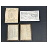 Railway Station Time Tables & Chicago Railway Map