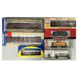 Sleeper, Boxcar, Baggage Car, Hopper & Tanker Kit.