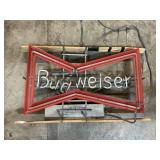 Neon Budweiser Beer Advertising Sign.