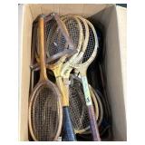 Vintage Tennis Rackets.