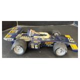Sunoco Advertising Race Car Decanter.