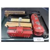 Lot Of Model Train Cars.