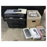 Peavey Equalizer, Pioneer Stereo, DVD Player.