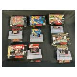 Super Nintendo Games W/ Boxes & Instructions.
