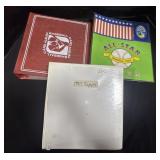 3 Baseball Card Collectors Binders.