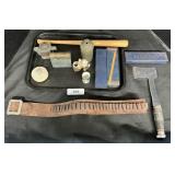 Leather Cartridge Belt, El Dorado Pencils, Tins.