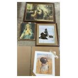 James Killen Print, Virgin Mary Lithograph.