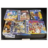 Empty Gameboy Game Boxes.