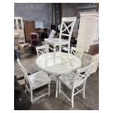 Pier One White Oak Dining Table & Chairs.
