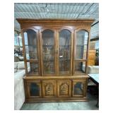 Tuscan Style China Cabinet.