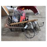 Cast FirePlace Grate, CircularSaw, Siphon