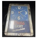 Vintage Coors Light Advertising Clock.