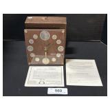 90% Silver Coins Clock, Morgan & Half Dollars