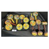 T Cohn Tin Litho Noisemakers.