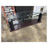 Modern Glass Top Media Center.