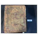 1856 Leather Bound Holy Bible.