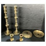 Brass Candlesticks.