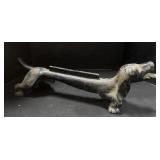 Cast Iron Dog Boot Scraper.