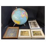 Globe & Wall Art.
