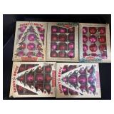 5 Boxes Of Shiny Brite Ornaments.