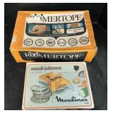 Romertopf Baking Pan & Moulinex Moulin-Julienne.