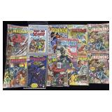 11 Vintage Comic Books.