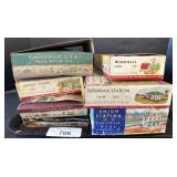 Plasticville USA Model Train Houses.