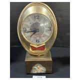 Budweiser Beer Adv. Lighted Clock Sign.