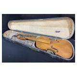 Natural Wood Acoustic Cello W/Case.