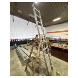 10ft Aluminum Ladder, 6ft Ladder & Step Stool.