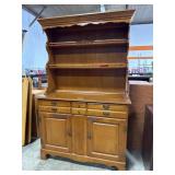 Traditional Style Maple Hutch.